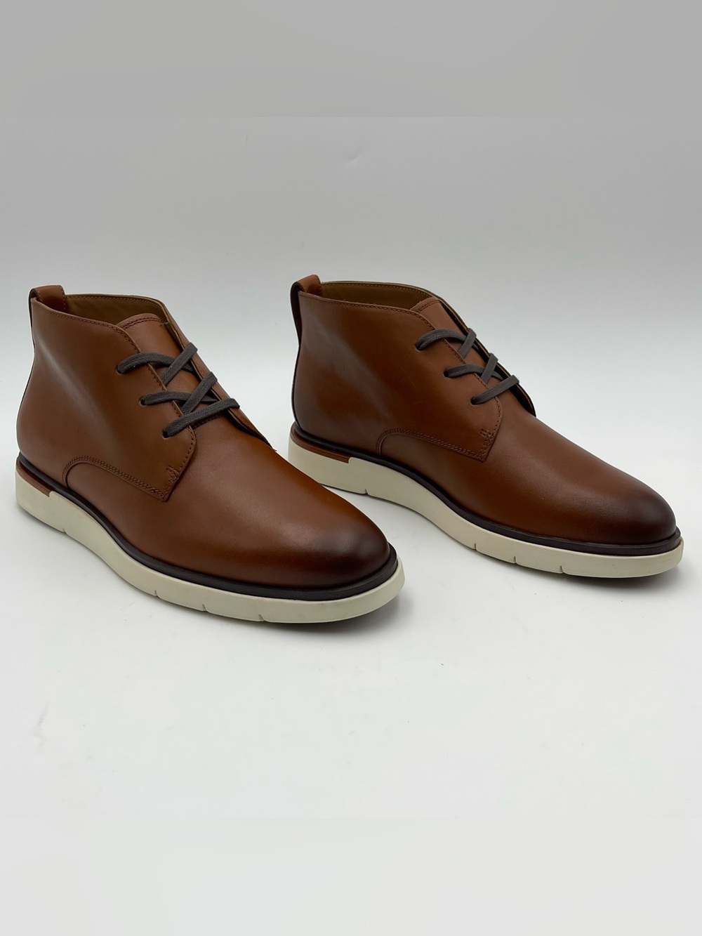 Allen Edmonds Men SZ 7D Carson Fine Dark Chili Leather Chukka Boots MSRP $395